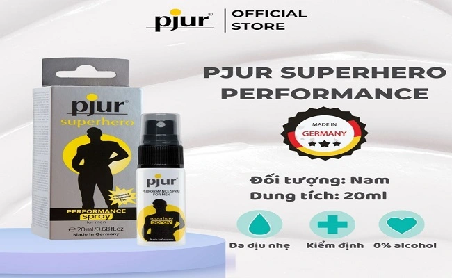 Pjur Superhero Performance 20ml có tốt không?