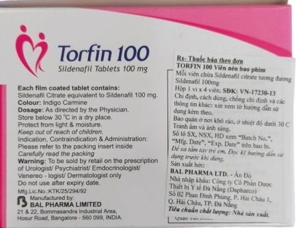 Viên Torfin 100 có tốt không? giá bao nhiêu?