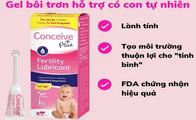 Conceive Plus Fertility Lubricant có tốt không?